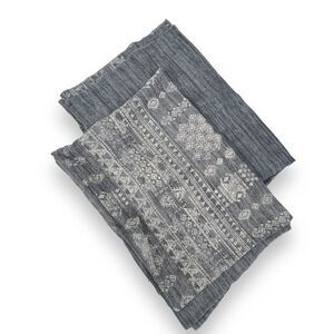 Restoration Hardware Goa by Clay McLaurin King Lounger Sham Indigo Blue Set of 2